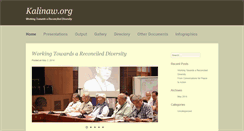 Desktop Screenshot of kalinaw.org